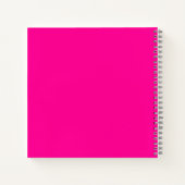 Groovy Retro Afro Chic Pop Art Notizblock (Rückseite)