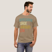 Groovy Retro Awesome Since January 1974 friend T-Shirt (Vorne ganz)