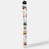 Groovy Retro Bead Bracelet Vibes iPhone Case (Rückseite / Links)