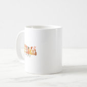 Groovy Retro Berufliche Therapie Vintag Fall Lea Kaffeetasse (Vorderseite Links)