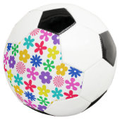GROOVY RETRO-BLUME FUßBALL (Dreiviertel)