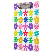 GROOVY RETRO-BLUME KLEMMBRETT (Links)