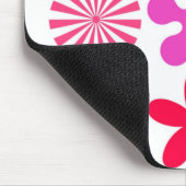 GROOVY RETRO-BLUME MOUSEPAD (Ecke)