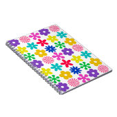 GROOVY RETRO-BLUME NOTIZBLOCK (Rechte Seite)