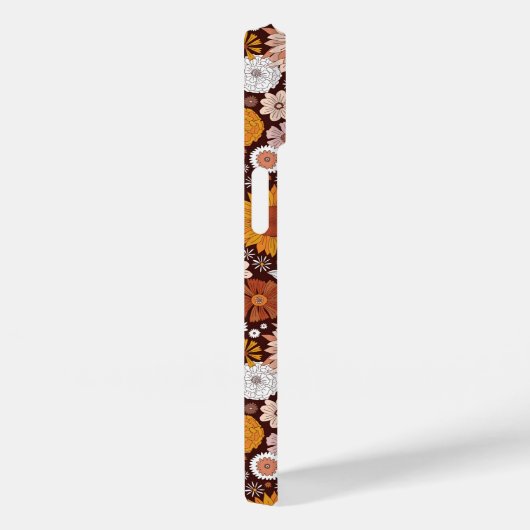 Groovy Retro Blumengartenmuster Case-Mate iPhone Hülle (Rückseite / Rechts)