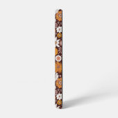 Groovy Retro Blumengartenmuster Samsung Galaxy Hülle (Linke Seite)