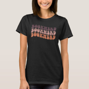 Groovy Retro Book Nerd Lesebuch T-Shirt