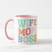 Groovy Retro Boss Lady Mama Tasse (Links)