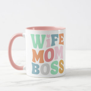 Groovy Retro Boss Lady Mama Tasse