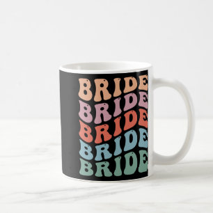 Groovy Retro Bride Junggeselinnen-Abschied Bridal Kaffeetasse
