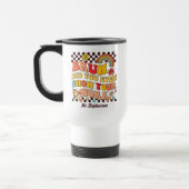 Groovy retro bruh zeigen Ihrem Lehrer Geschenk Reisebecher (Links)