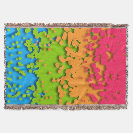 Groovy Retro Bubbly Trippy Funky Panromantic Prix Decke (Vorderseite)