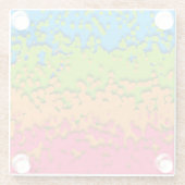 Groovy Retro Bubbly Trippy Funky Panromantic Prix Glasuntersetzer (Rückseite)