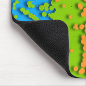 Groovy Retro Bubbly Trippy Funky Panromantic Prix Mousepad (Ecke)