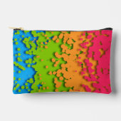 Groovy Retro Bubbly Trippy Funky Panromantic Prix Zubehörtasche (Vorderseite)