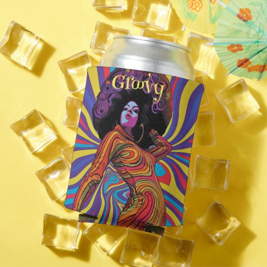 Groovy Retro Can Cooler Dosenkühler (In Situ Sommer)