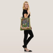 Groovy Retro Cat Folk Tasche (Am Model)