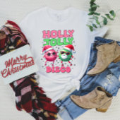 Groovy Retro Christmas Disco T - Shirt