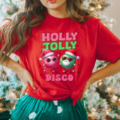 Groovy Retro Christmas Disco T - Shirt