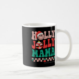 Groovy Retro Christmas Hippie haben einen Holly Xm Kaffeetasse