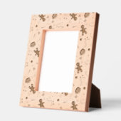 Groovy Retro Christmas Wooden Geätzte Rahmen (Links)