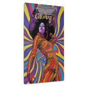 Groovy Retro Clipboard Klemmbrett (Rechts)