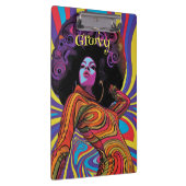 Groovy Retro Clipboard Klemmbrett (Rechts)