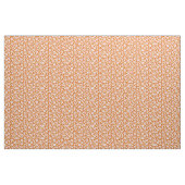 Groovy Retro Daisies Blumenmuster auf Orange Stoff (Fat Quarter (45,7 x 55,9 cm))