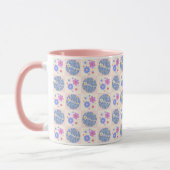 Groovy Retro Daisy Blume Pattern Boho Floral Tasse (Links)