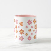 Groovy Retro Daisy Future Mrs. Verlobung Gift Tasse (Zentrum)