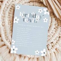 Groovy Retro Daisy Girls 1. Geburtstagtrivia