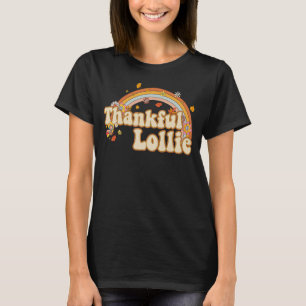 Groovy Retro Dankbarkeit Lollie Vintag Rainbow Dan T-Shirt