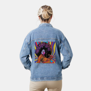 Groovy Retro Denim Jacket Jeansjacke