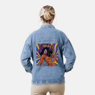 Groovy Retro Denim Jacket Jeansjacke