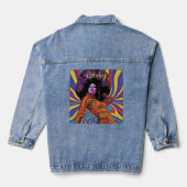 Groovy Retro Denim Jacket Jeansjacke (Rückseite)