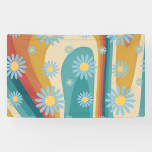 GROOVY RETRO DESIGN LOVELL VINTAGE BLUME POWER T BANNER