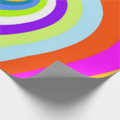 GROOVY RETRO DESIGN LOVELL VINTAGE RAINBOW VIBES GESCHENKPAPIER (Ecke)