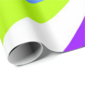 GROOVY RETRO DESIGN LOVELL VINTAGE RAINBOW VIBES GESCHENKPAPIER (Rolleneckpunkt)