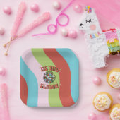 Groovy Retro Disco Party Pappteller (Party)