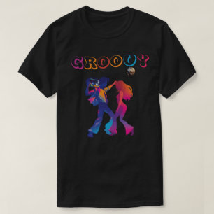 Groovy Retro-Disco-Stil   T-Shirt