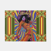 Groovy Retro Doormat Fußmatte (Vorderseite)