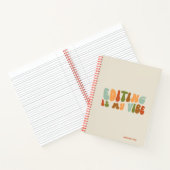 Groovy Retro Editing ist mein Vibe, Editor Notizblock (Innenseite)