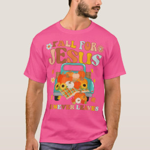Groovy Retro Fall für Jesus, Verlasse er nie Herbs T-Shirt