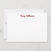 Groovy Retro farbenfrohe, florale, benutzerdefinie Mitteilungskarte (Vorderseite)