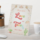 Groovy Retro Fiesta Alles was Sie brauchen ist Lie Sockelschild (In SItu)