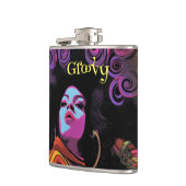 Groovy Retro Flasche Flachmann (Links)