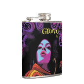 Groovy Retro Flasche Flachmann (Rechts)