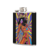 Groovy Retro Flask Flachmann (Links)