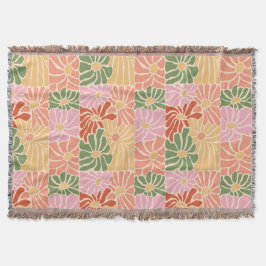 Groovy Retro Floral  Decke