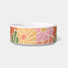 Groovy Retro Floral  Napf